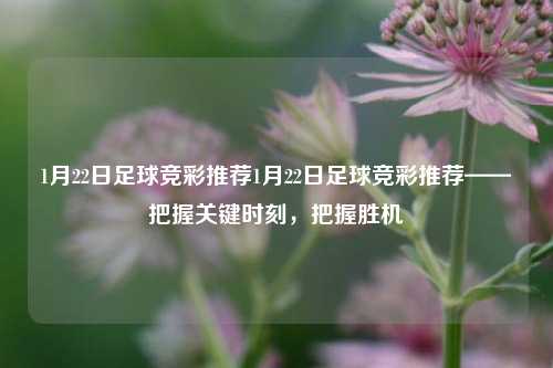 1月22日足球竞彩推荐1月22日足球竞彩推荐——把握关键时刻，把握胜机