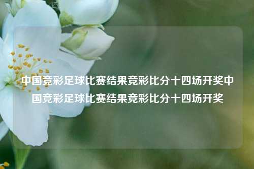 中国竞彩足球比赛结果竞彩比分十四场开奖中国竞彩足球比赛结果竞彩比分十四场开奖