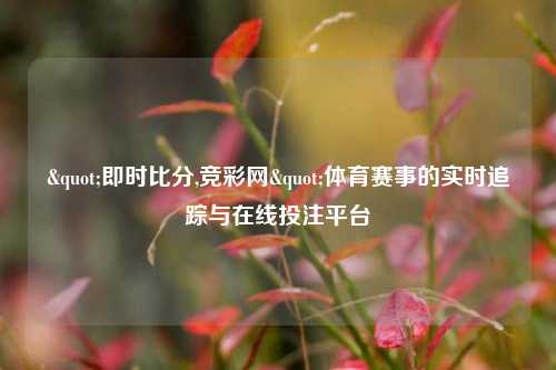 "即时比分,竞彩网"体育赛事的实时追踪与在线投注平台