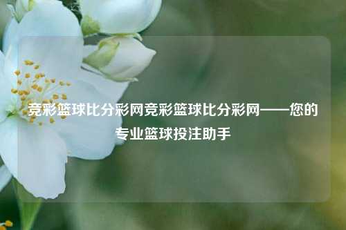 竞彩篮球比分彩网竞彩篮球比分彩网——您的专业篮球投注助手