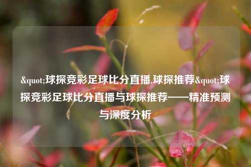 "球探竞彩足球比分直播,球探推荐"球探竞彩足球比分直播与球探推荐——精准预测与深度分析