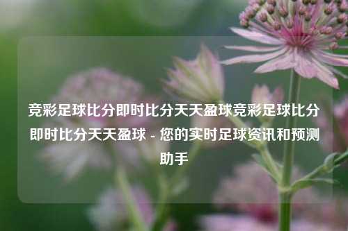 竞彩足球比分即时比分天天盈球竞彩足球比分即时比分天天盈球 - 您的实时足球资讯和预测助手