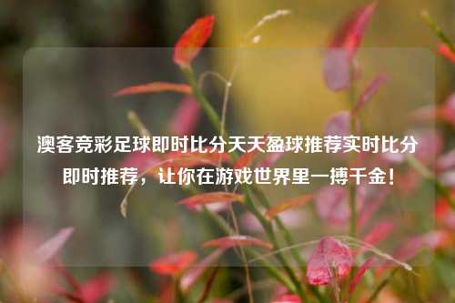 澳客竞彩足球即时比分天天盈球推荐实时比分即时推荐，让你在游戏世界里一搏千金！