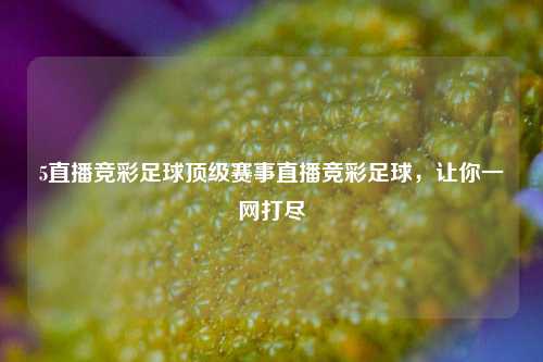 5直播竞彩足球顶级赛事直播竞彩足球，让你一网打尽