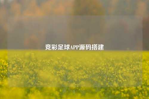 竞彩足球APP源码搭建