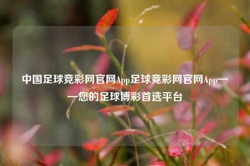 中国足球竞彩网官网App足球竞彩网官网App——您的足球博彩首选平台